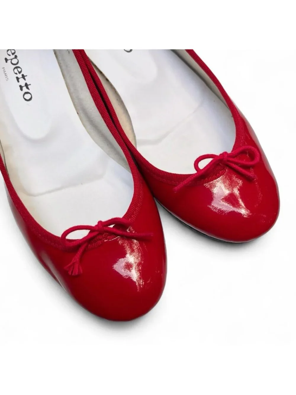 Repetto Camille Patent Leather Ballet Flats in 